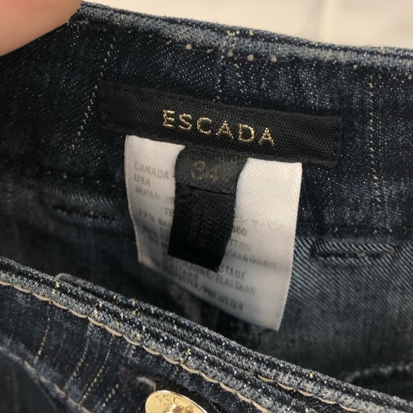 ESCADA gold thread stripe jeans - Picture 9 of 15
